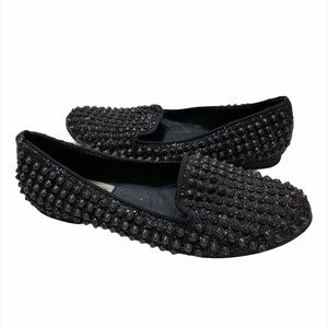 STEVE MADDEN | Studdly shoes black stud loafer 8.5